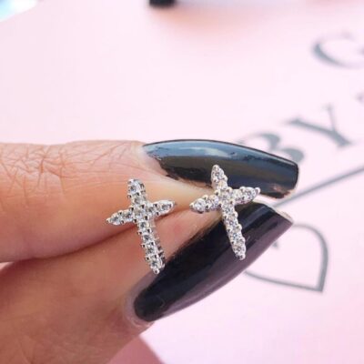 Topos mini cruz con punta triangular