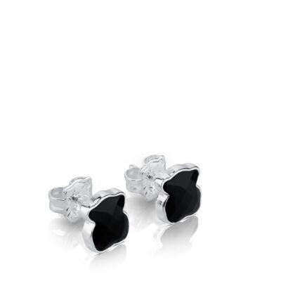 Aretes ositos negros