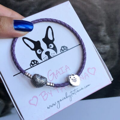 Pulsera Lazo Cuerina