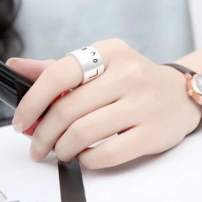 Argolla love ajustable