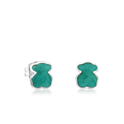 Aretes Ositos Onix Verdes