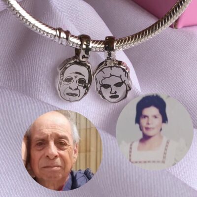 Charms Cara Humana 3D