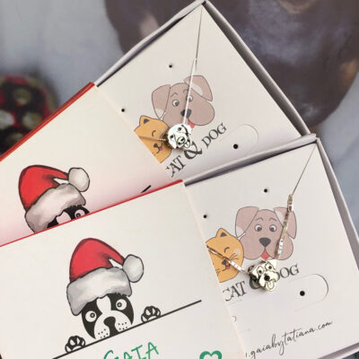 Cadena y Dije 3D Razas Estándar Mascota