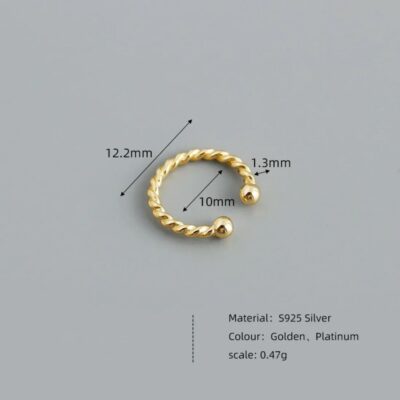 Earcuff Entrelazado